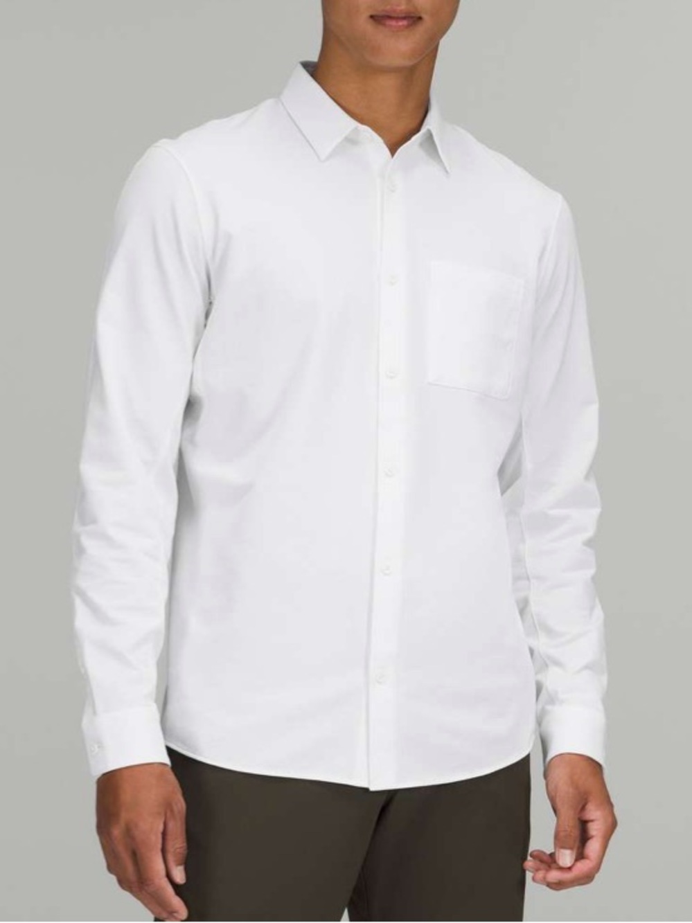 NWT Lululemon Commission Long Sleeve Shirt in White